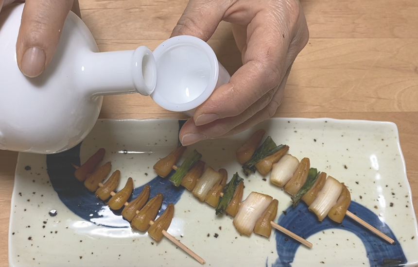 アコヤ貝柱のつけやき